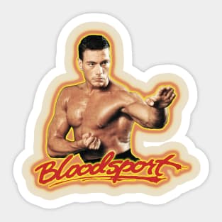 Bloodsport Action Sticker